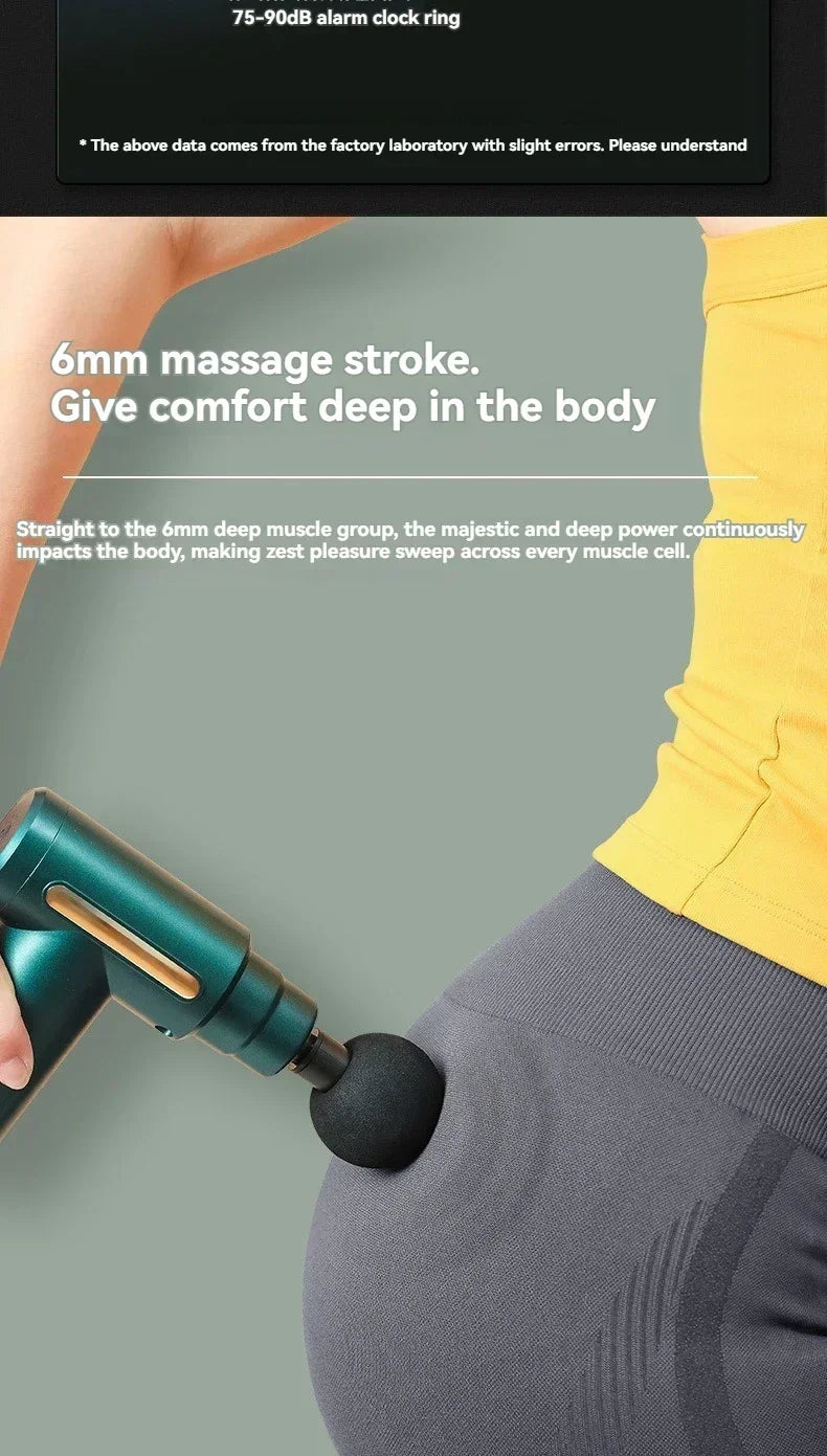 Mini pistolet de massage USB, appareil de relaxation musculaire