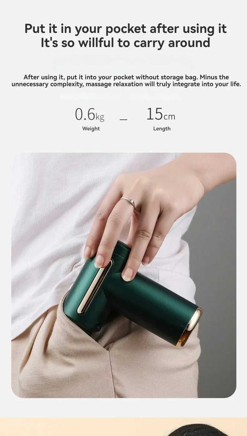 Mini pistolet de massage USB, appareil de relaxation musculaire