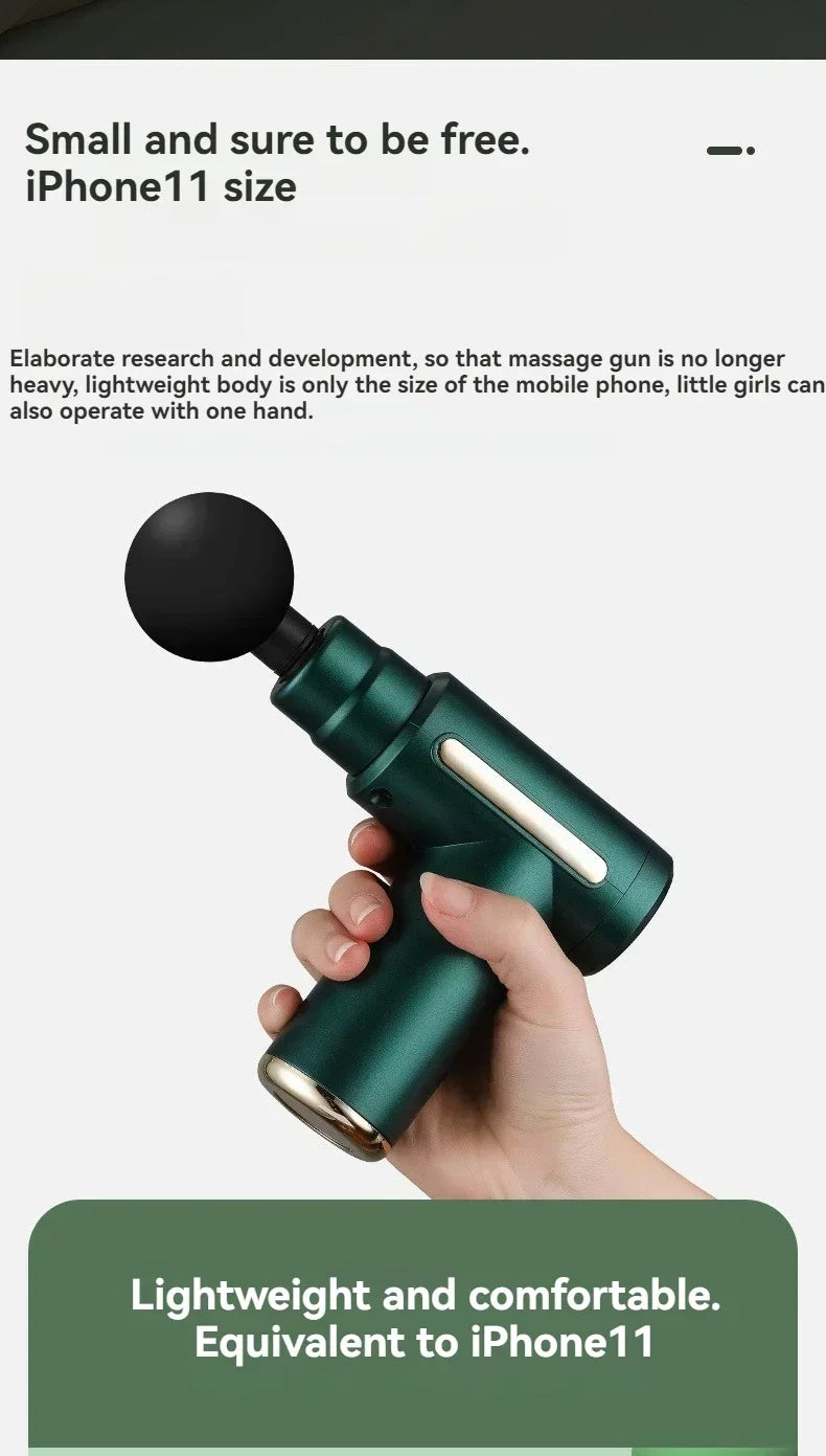 Mini pistolet de massage USB, appareil de relaxation musculaire