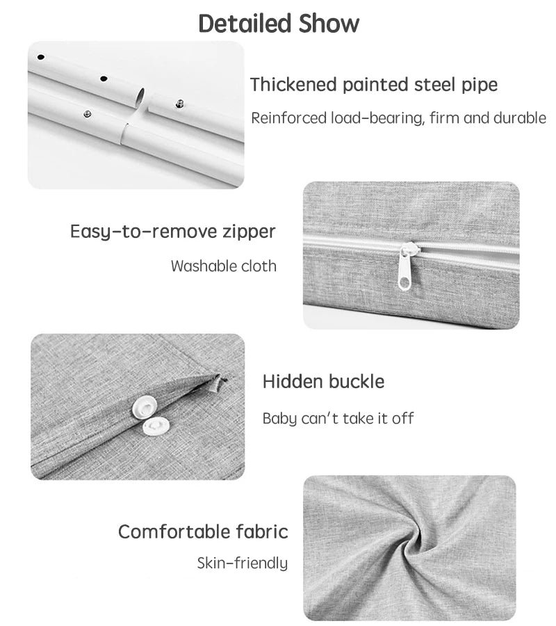 1 barrière de lit pour enfant de 47 cm, barrière de sécurité pour lit de bébé